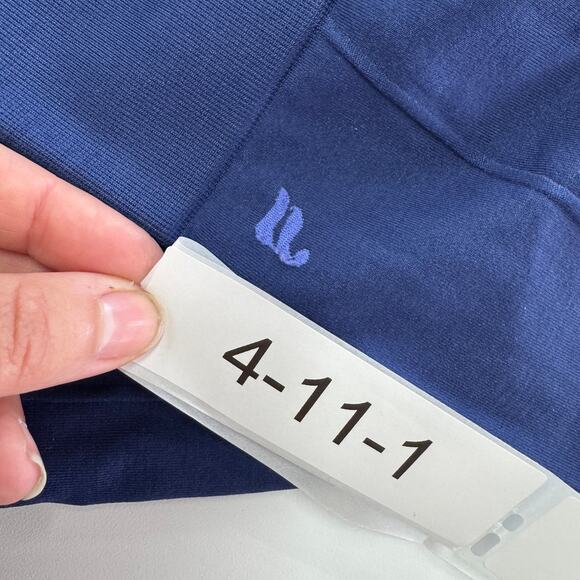 Fabletics Leggings Womens X Small Blue Sync Seamless High Waisted 7/8 Legging - Picture 6 of 9